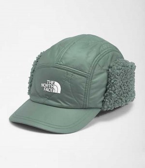 Gorro The North Face Insulated Earflap Mujer Verde | 5042189-IL