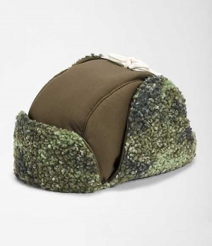 Gorro The North Face Recycled Ridge Fleece Mujer Verde Oliva | 4980362-QT